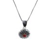 Marrocu Gioielli Coral Sea Urchin Necklace Silver, coral, No Gemstone