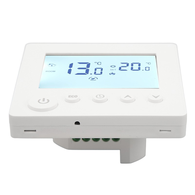 Floor Heating Thermostat Controller Programmable Control Panel LCD Display 90V‑240V