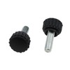 Meuey Lyot-Thumb Screws M6*16 Plastic Clamp Screws with Round Head