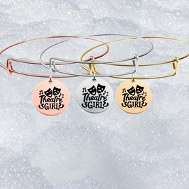 Theater Drama Bracelet - Drama Jewelry, Theatre Jewelry - Drama Theater Lovers Jewelry - Drama Lover Jewelry Gift for Drama Students