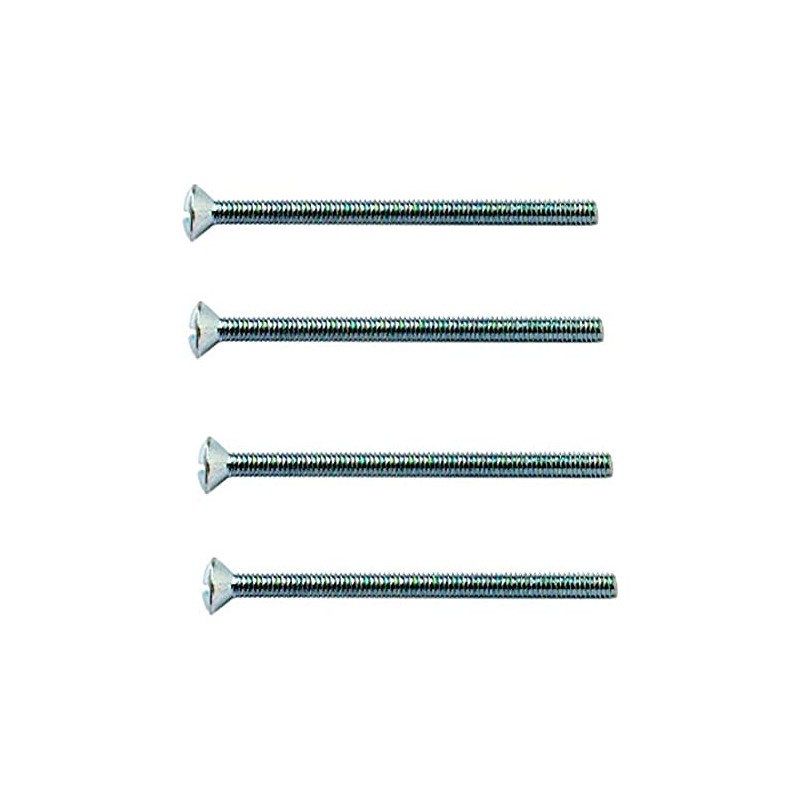 Merriway BH03664 (20 Pcs) M3.5 x 50mm (2 inch) Bright
