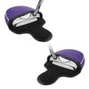 Andux Mesh Mallet Putter Cover Golf Putter Head Covers Purple,