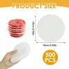 500 x 11cm Round Chopped Steak Paper Baking Parchment Paper