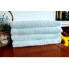 Everplush Diamond Jacquard Bath Sheet 2 Pack in Hushed Green