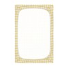 WELLDAY Yellow Gingham Crib Sheets for Boys and Girls, Fitted