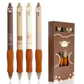 Pack of 4 Erasable Ballpoint Pens, Erasable Ballpoint Pen, Erasable Pen Set, Retractable Rollerball Pen, Ball at the End for Removing the Ink, Rollerball Pen Student Gift