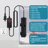 AquaMiracle Fish Tank Heater Turtle Tank Heater with Protective Housing,
