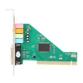 Yanmis CMI HT8738 Chip Sound Card, PCI 4.1 Channel Surround Card, 120 DB SNR with 3D Sound Effects, DirectSound 3D and A3D Compatible, Supports SPDIF 24 Bit, Opt Input Output