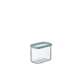 Mepal - Modula Rectangular Food Container - Transparent Storage Box with Lid - Plastic Kitchen Organiser & Storage Box - Stackable & Airtight - 1000 ml - Nordic Green