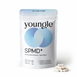 SPMD+ idine Capsules - Cellular Renewal & Autophagy Support + High Dose Wheat Germ Extract idine Organic - Longevity Supplement 30 Days