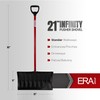 ERA Infinity Snow Shovel — 21-inch Pusher-Style Blade, Red/Black