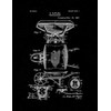 Wheelbarrow Patent Print Black Matte (24" x 30") M15153