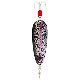 Lucky Strike Bait Works Live Spoon Fishing Lure, Designed in Canada (Size 3.0, Rainbow Trout)