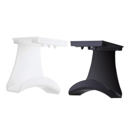 KOMBIUDA 2Pcs Headset Hook Wall Mount Holder Durable Under Desk Headphone Hanger for Gaming Office Home Sturdy Safe and Convenient Storage for Headphones