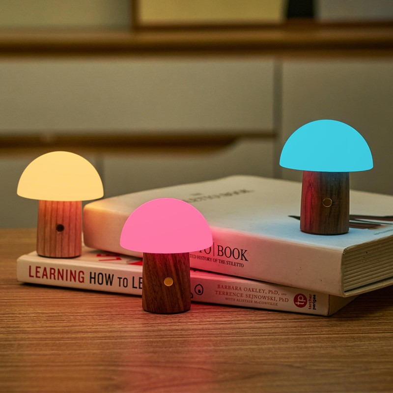 Gingko 7 Colour Changing RGB Alice Mushroom Lamp, Mood Light