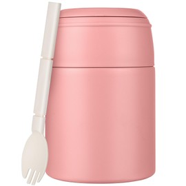 10oz Thermo for Hot Cold Food, Kids Insulated Food Jar Container with Spoon, Width Mouth Stainless Steel Leak Proof Lunch Jars for School Travel