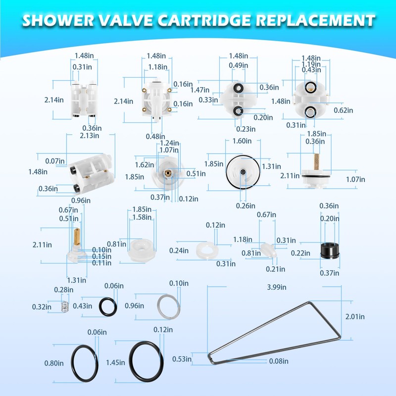 900-232 Shower Valve Cartridge Replacement Kit for Powers Style