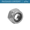 QUARKZMAN M8 x 1.25 mm Hex Lock Nut x 4