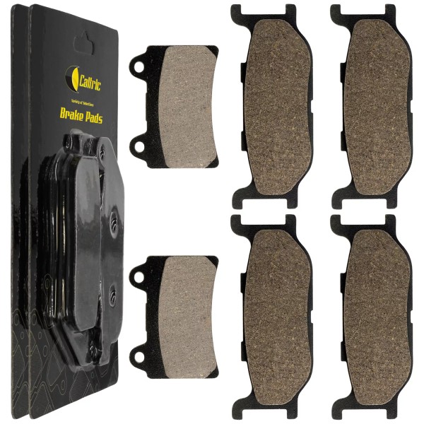 Caltric Front Rear Brake Pads for Yamaha XV1600 Road Star