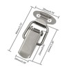 Zorfeter Small Stainless Steel Spring Loaded Toggle Lock Clasp Buckle
