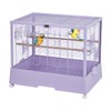 Pet Products Clear View Glass Bird Cage Crystal Palace for