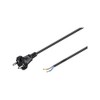 Goobay 58913 Cavo di Collegamento Universale per Aspirapolvere, Nero, 7.5m