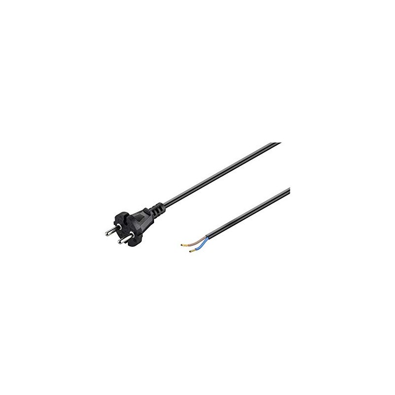 Goobay 58913 Cavo di Collegamento Universale per Aspirapolvere, Nero, 7.5m