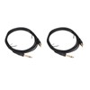 2pcs 5.9ft Tattoo Clip Cords RAC Interface Professional Copper Silicone