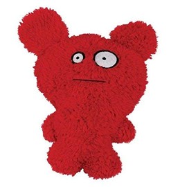 Grriggles FURZIES Dog Toys Cute Colorful & Mischevious Soft Plush Squeaker Toy for Dogs(Red Furzie)