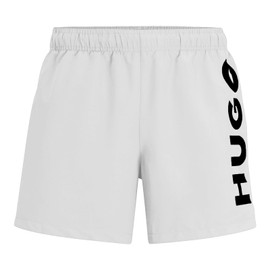 HUGO Men's Swim Shorts, 100White, L