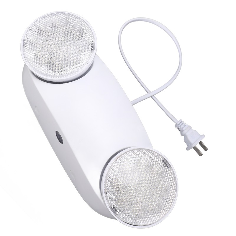 LED Emergency Light Two Head Adjustable Commercial Emergency Lighting Fixtures