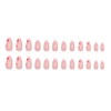 Valentines Press On Nails Almond Medium - Heart Press On