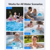 FirstE 2026 Newly Wireless Pool Thermometer Solar Powered | Extra-Large