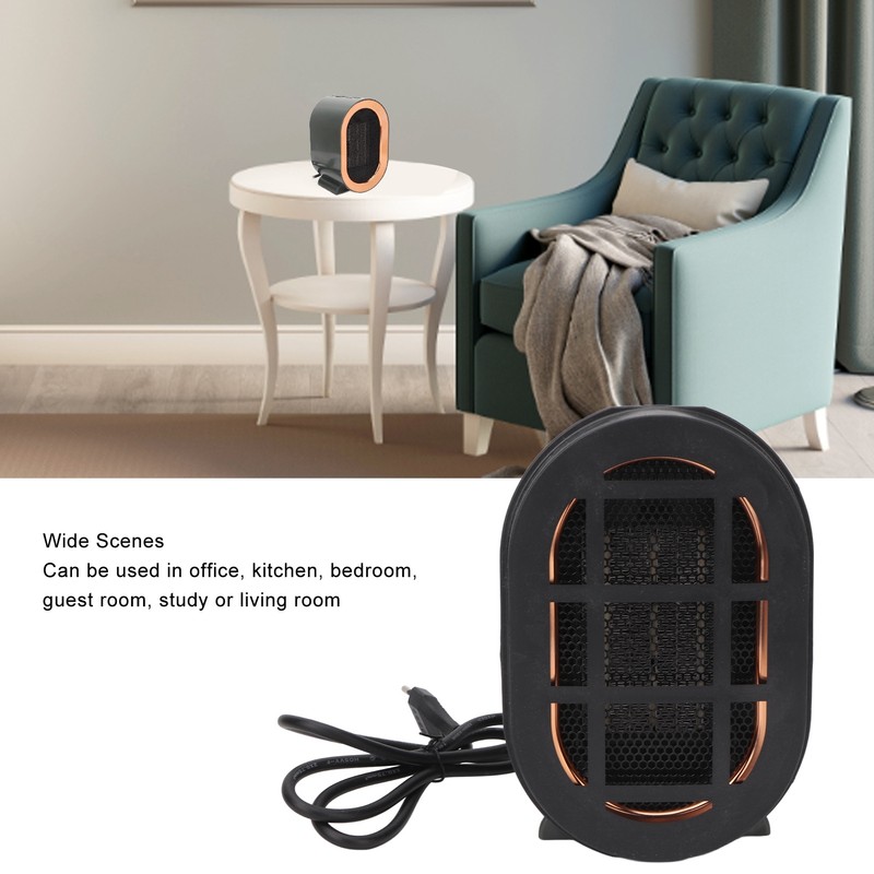 Mini Electric Heater 1200W Energy Efficient PTC Heater Fan for