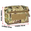 bvya 2 Pack Tactical Molle EDC Pouch Multi-Purpose Admin Pouch
