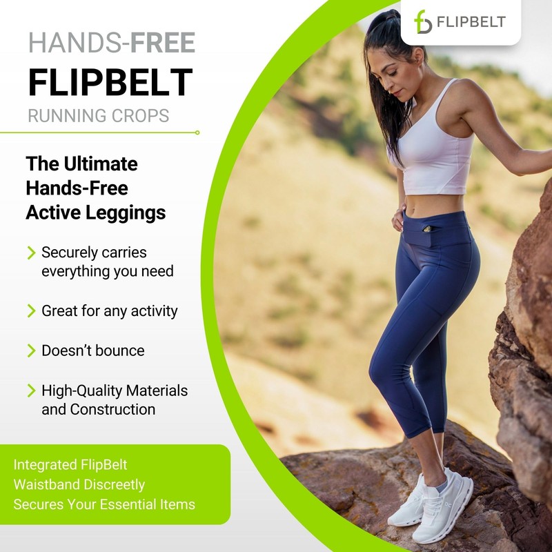 FlipBelt Crop Midnight Blue Extra Large