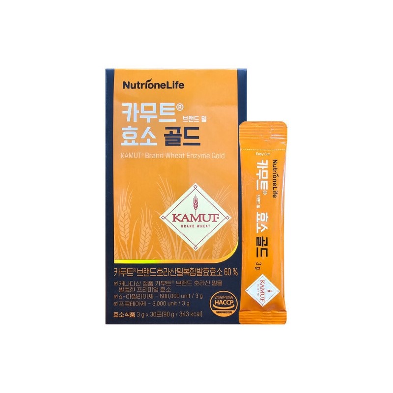 Nutrione Kamut Enzyme Gold 3g x 30 packets 1 box