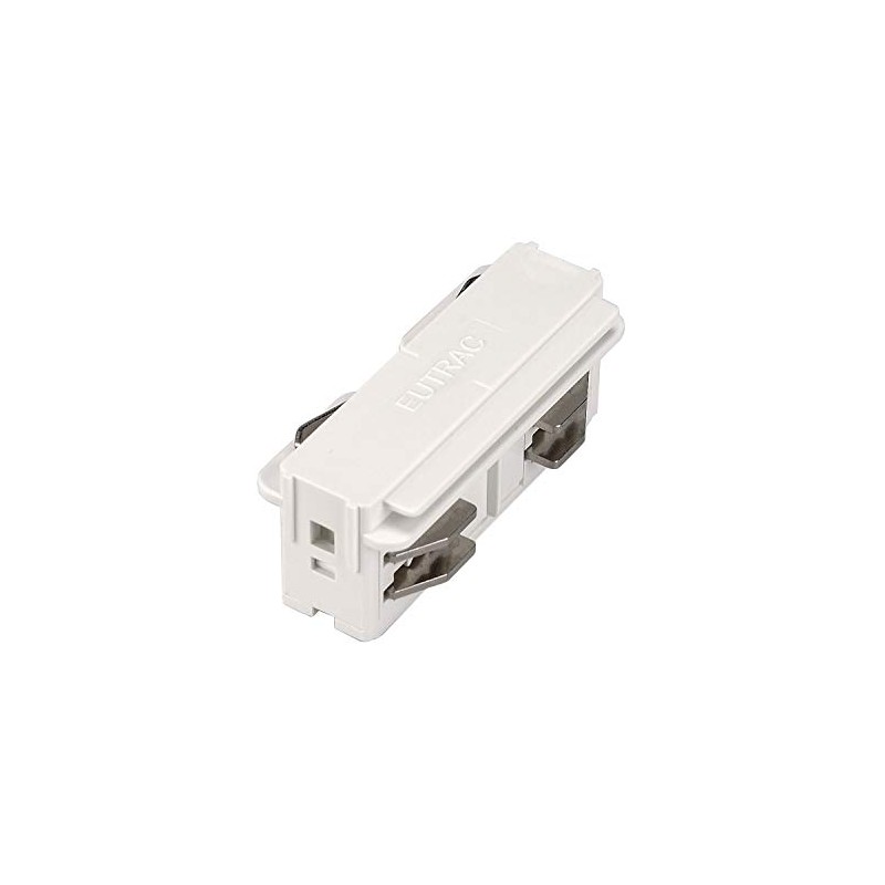 SLV EUTRAC Electric Longitudinal Connector, Traffic White, White