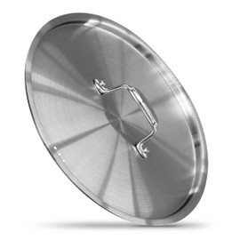 Lid for 5-Quart Stockpot - Stainless Steel Kitchen Cookware Cover with Handle, Fits 8.66” Pot Inner Size, Works with Model NCSPT5Q 5-qt. Stock Pot