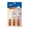 Tramontina 22399/003 TRAMONTINA Wooden Tableware Set of 16 Natural Wood
