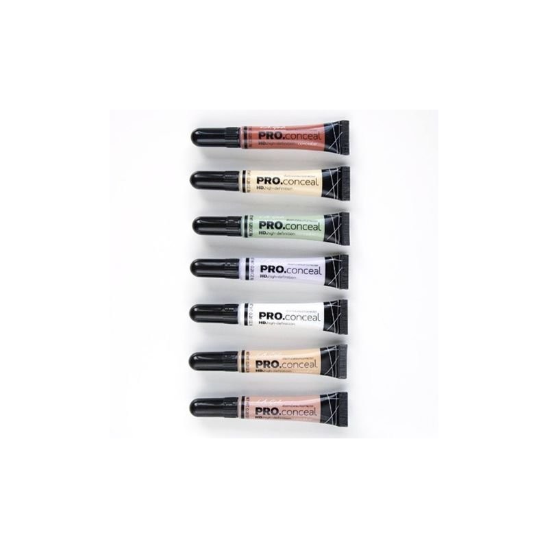 L.A. Girl Pro Conceal Set Orange, Yellow, Green, Lavender, Peach,