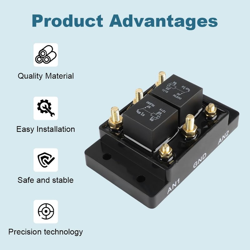 VANJING Forward and Reverse Relay Module Compatible with Tarp Motor,