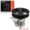A-Premium Power Steering Pump, with Pulley, Compatible with Infiniti G35