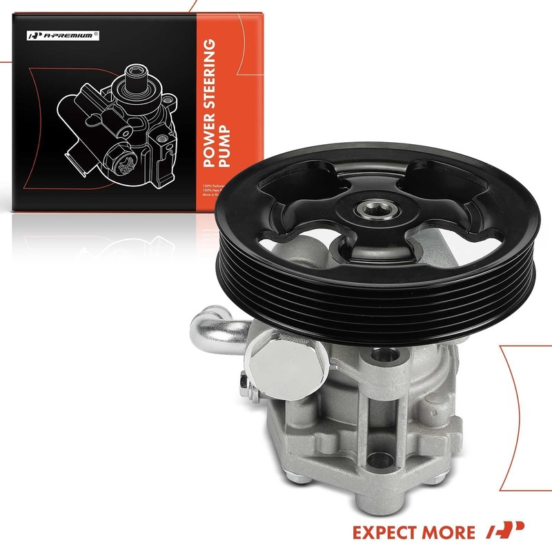 A-Premium Power Steering Pump, with Pulley, Compatible with Infiniti G35