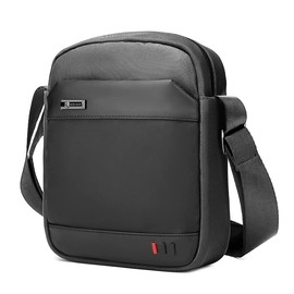 BAIGIO Men's Shoulder Bag Small Men's Shoulder Bag Corssbody Bag for Work Travel Everyday Life, A - Black, Utility
