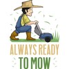 CafePress Lawn Mower Mowing Always Ready To M Greeting Cards