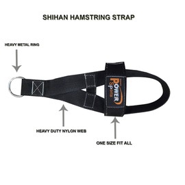 HAMSTRING STRAP Ankle/Foot Shoe Strap -Ring Cable Gym Machine Attachment For Men/Women Yoga, Pilates, Ideal for Foot Therapy Rehab