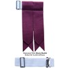 AAR Tartans Kilt Flashes with Heavy Buckle Elastic Adjusters Fit