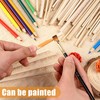 160Pcs Balsa Wood Sticks, 12 Inch Square Wooden Dowels, Hardwood