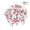 EWILLING Premium Bamboo Golf Tees Stars and Stripes with Mark